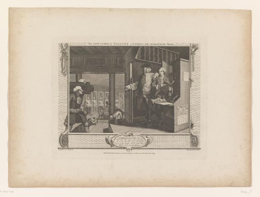 The Diligent Pupil a Favorite and Confidant of His Master (plate 4)
