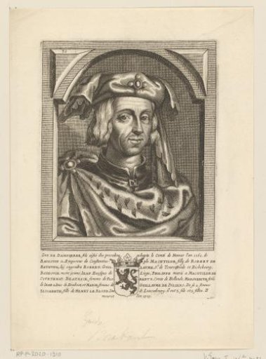 Portrait of Gwijde van Dampierre, Count of Flanders, Count of Zeeland and Margrave of Namur