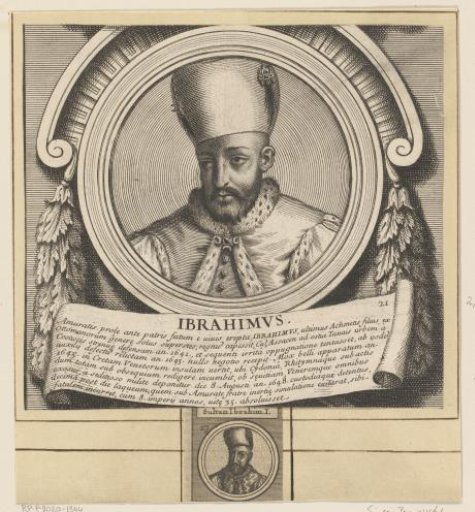 Portrait of Ibrahim I, Sultan of the Ottoman Empire