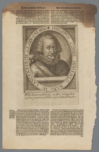 Portrait of Philip, Count of Hohenlohe