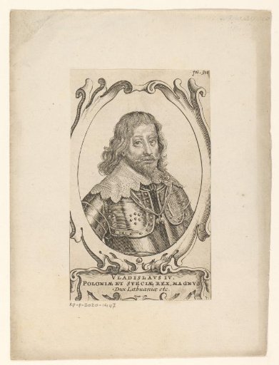 Portrait of Wladislaus Wasa IV, King of Poland