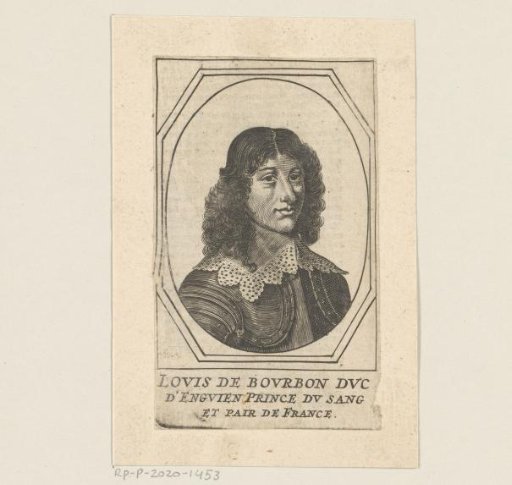 Portrait of Lodewijk II de Bourbon-Condé, Duke of Enghien