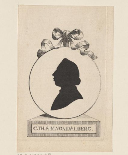 Silhouette Portrait of Carl Theodor Anton Maria von Dalberg