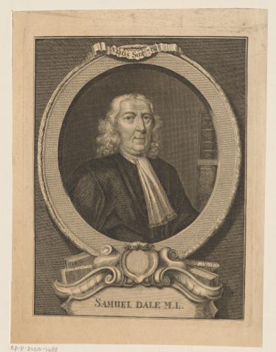 Portrait of Samuel Dale at the age of 78