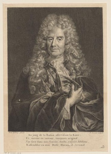 Portrait of Nicolas Boileau