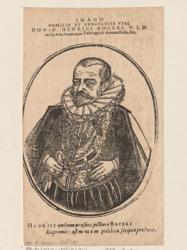 Portrait of Heinrich Bocer
