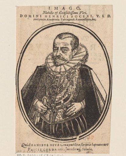 Portrait of Heinrich Bocer