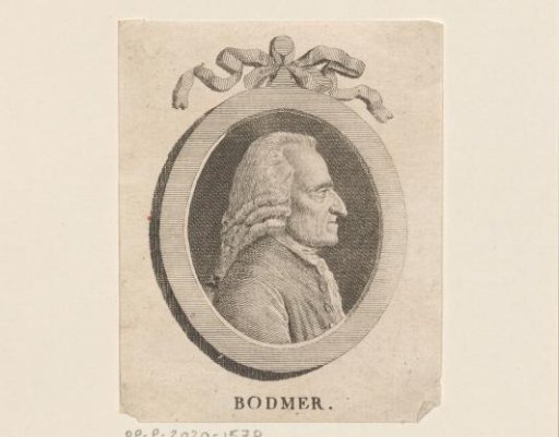 Portrait of Johann Jacob Bodmer