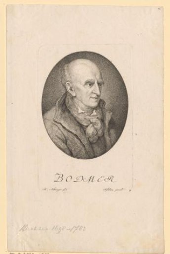 Portrait of Johann Jacob Bodmer