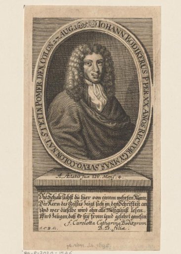 Portrait of Johann Bödiker