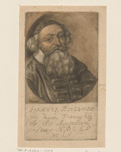 Portrait of Joannes Boelensz.