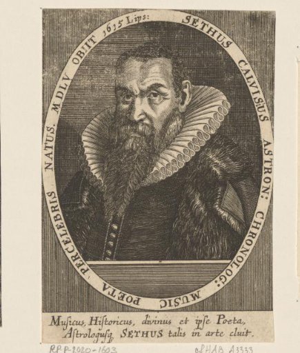 Portrait of Sethus Calvisius