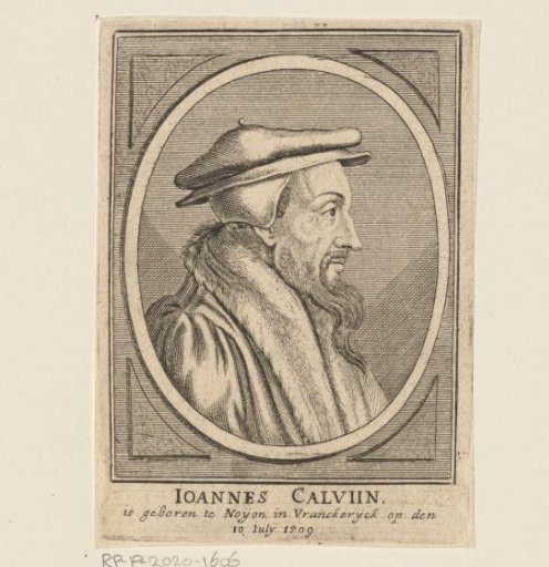 Portrait of Johannes Calvin