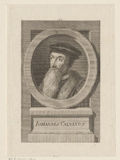 Portrait of Johannes Calvin