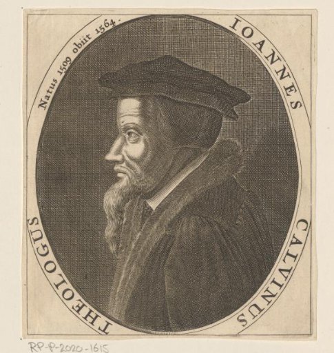 Portrait of Johannes Calvin