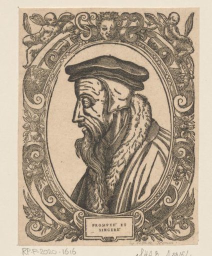 Portrait of Johannes Calvin