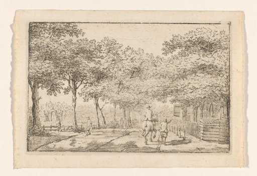 Avenue along the Drunkard's House, Haarlem
