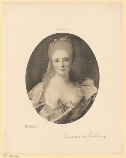 Portrait of the Marchioness of Cahuzac