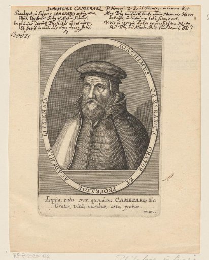 Portrait of Joachim Camerarius I