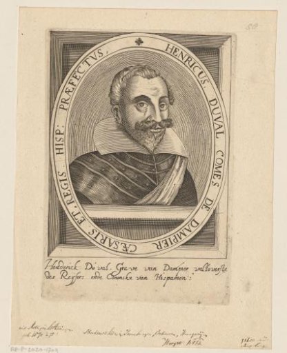Portrait of Heinrich von Duval, Count of Dampierre