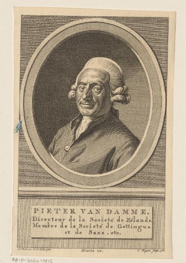 Portrait of Pieter van Damme at the age of 60