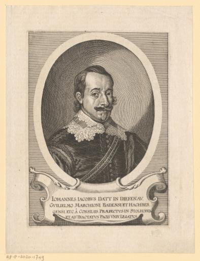 Portrait of Johann Jacob Datt von Tiefenau