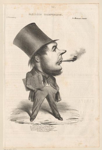 Caricature of Honoré Daumier