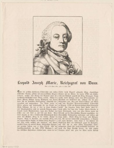 Portrait of Leopold Joseph von Daun