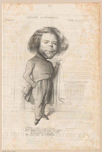 Caricature of Pierre Jean David d'Angers