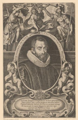 Portrait of Johannes Decker A Walhorn