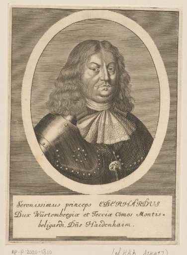 Portrait of Eberhard III, Duke of Württemberg