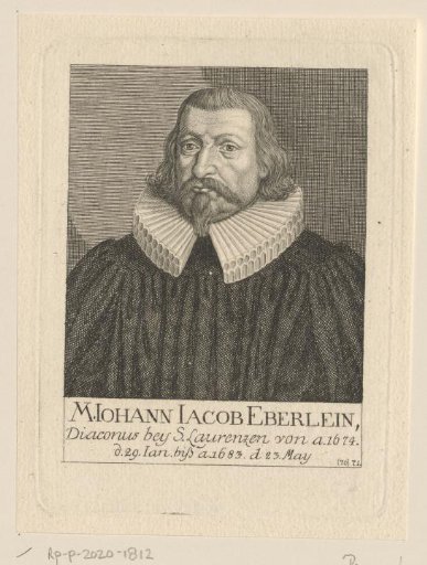 Portrait of Johann Jacob Eberlein