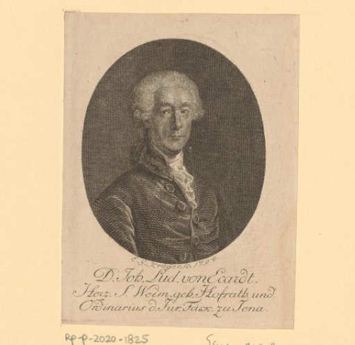 Portrait of Johann Ludwig von Eckardt