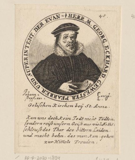 Portrait of Georg Eckart