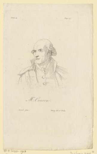Portrait of Antonio Canova