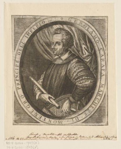 Portrait of Girolamo Caraffa, Marquis of Monte Negro