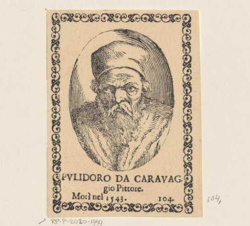 Portrait of Polidoro da Caravaggio