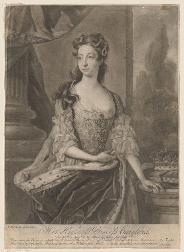 Portrait of Carolina Elisabeth of Hanover