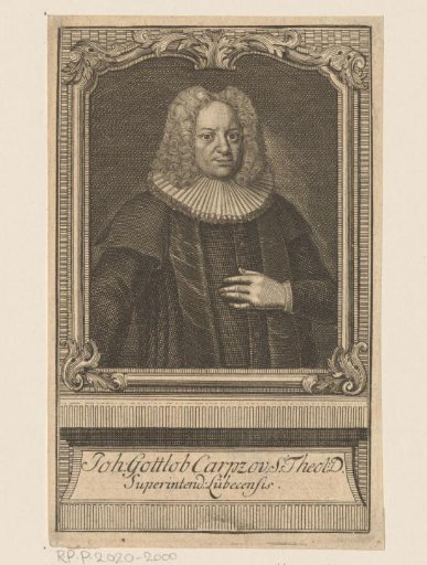 Portrait of Johann Gottlob Carpzov