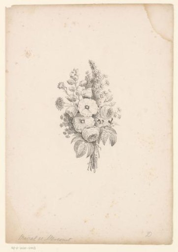 Wood with Peonies, Violets, Hellebore and Other Flowers