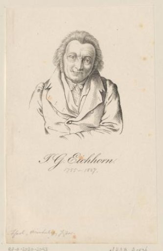 Portrait of Johann Gottfried Eichhorn