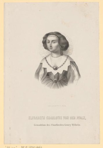 Portrait of Elisabeth Charlotte of the Palatinate