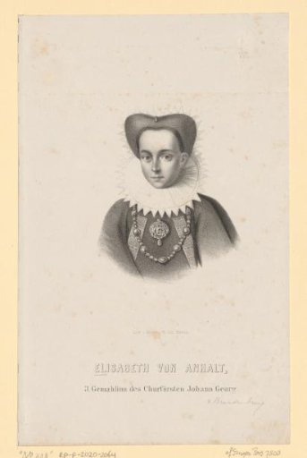 Portrait of Elisabeth of Anhalt