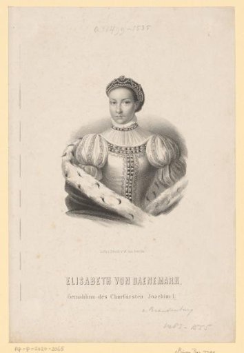 Portrait of Elisabeth of Denmark