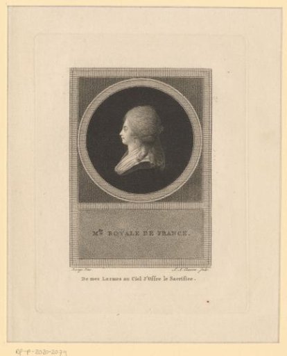 Portrait of Marie Thérèse Charlotte of France, Duchess of Angoulême