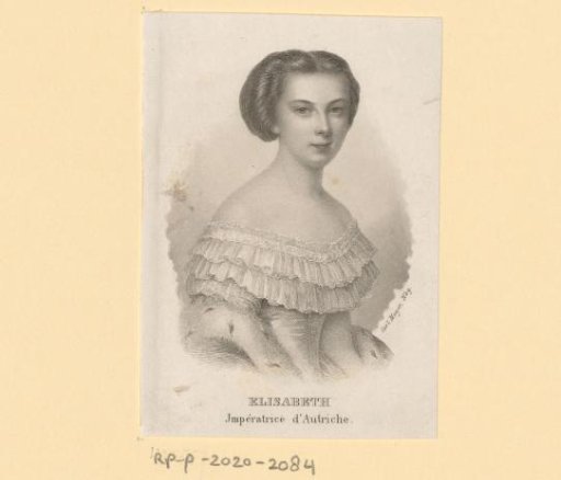 Portrait of Elisabeth in Bavaria