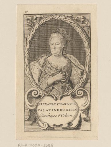 Portrait of Elisabeth Charlotte of the Palatinate