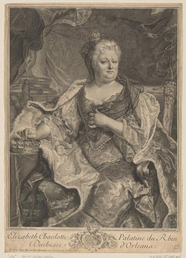 Portrait of Elisabeth Charlotte of the Palatinate