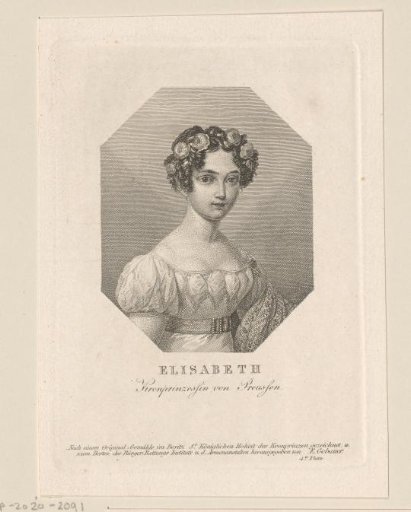 Portrait of Elisabeth Ludovika of Bavaria