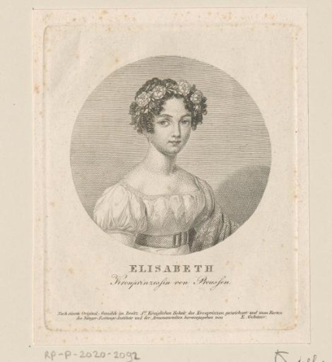 Portrait of Elisabeth Ludovika of Bavaria